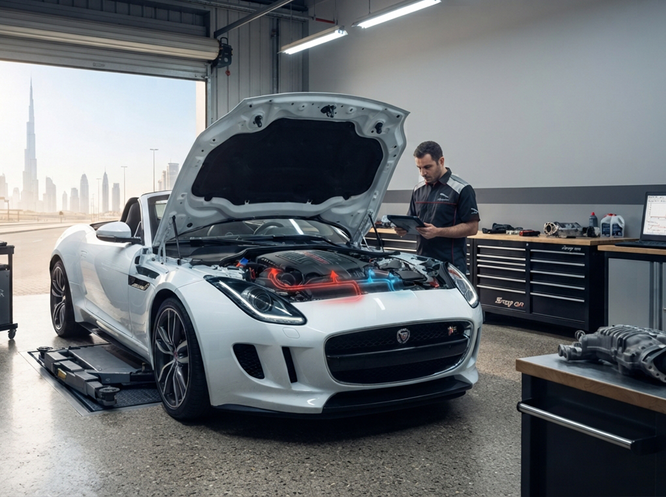 Why Jaguar F-TYPE Engines Overheat in Dubai's Heat A Supercharger Cooling Guide