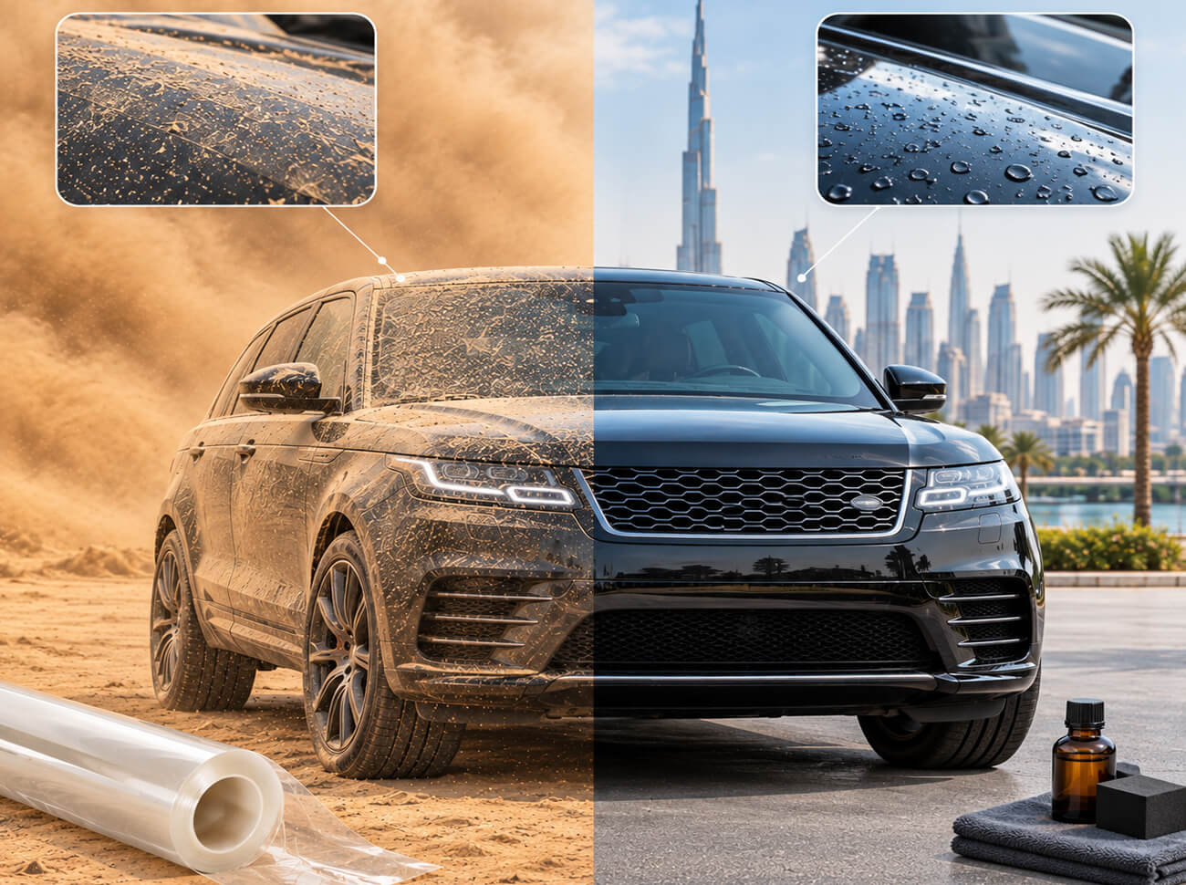 How Sandstorms Affect Your Car Exterior in Dubai