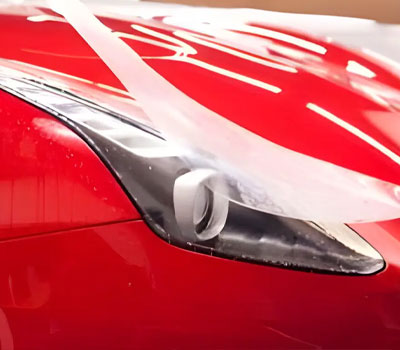 Car with high-quality Paint Protection Film (PPF) for long-lasting protection and glossy finish.