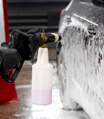 Car wash service at Safalux Auto Care for a sparkling clean vehicle