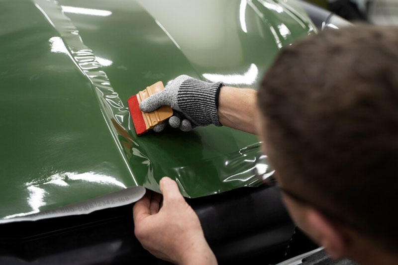 Premium Car Wrapping services to enhance your vehicle's appearance at Safalux Auto Care